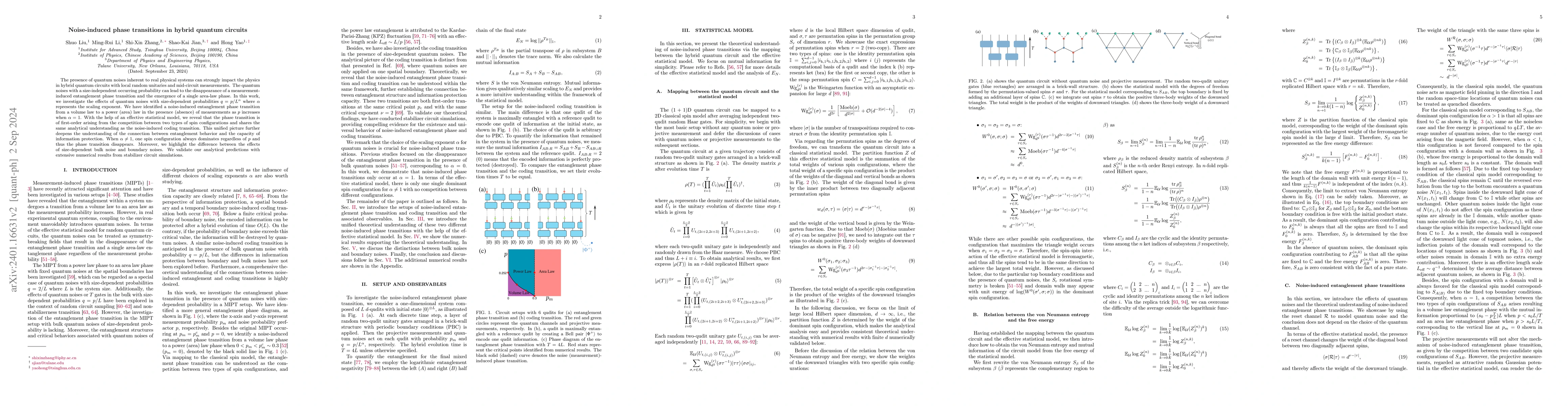 Thumbnail for Noise-induced phase transitions in hybrid quantum circuits