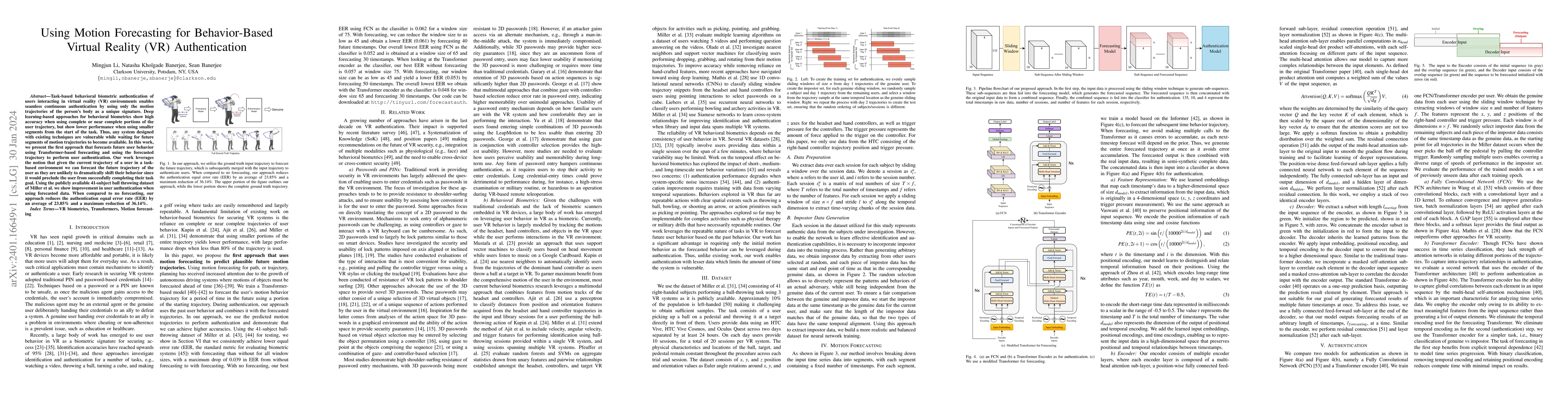 Thumbnail for Using Motion Forecasting for Behavior-Based Virtual Reality (VR)
  Authentication