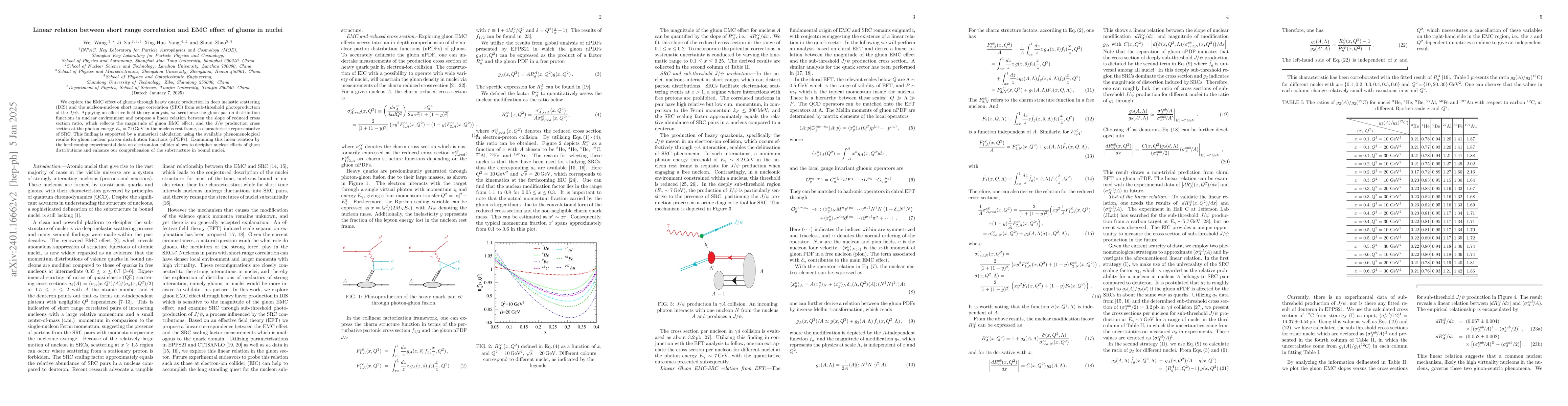 Thumbnail for Linear relation between short range correlation and EMC effect of gluons
  in nuclei