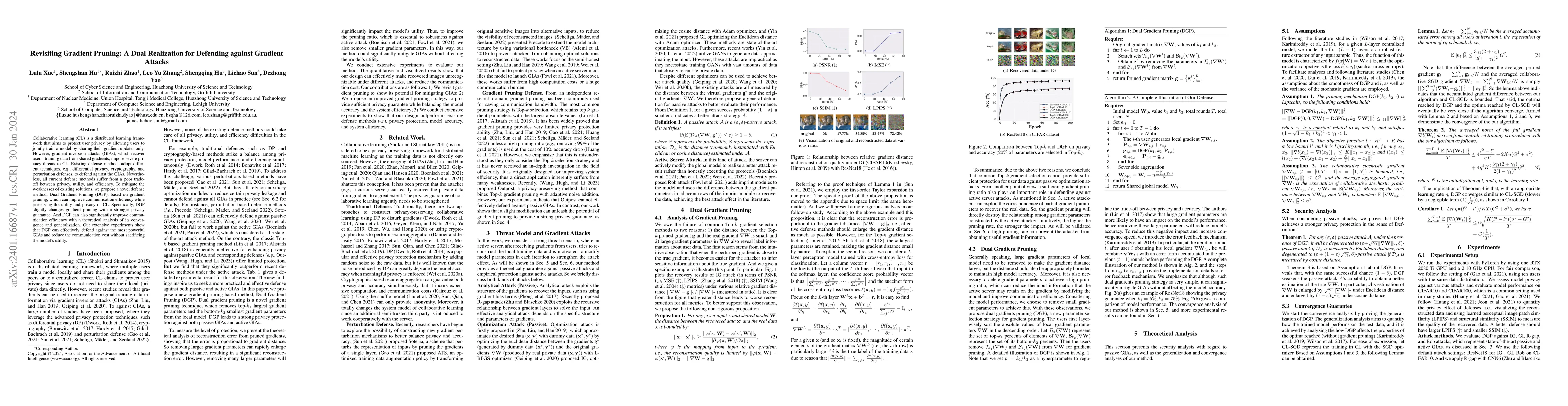 Thumbnail for Revisiting Gradient Pruning: A Dual Realization for Defending against
  Gradient Attacks