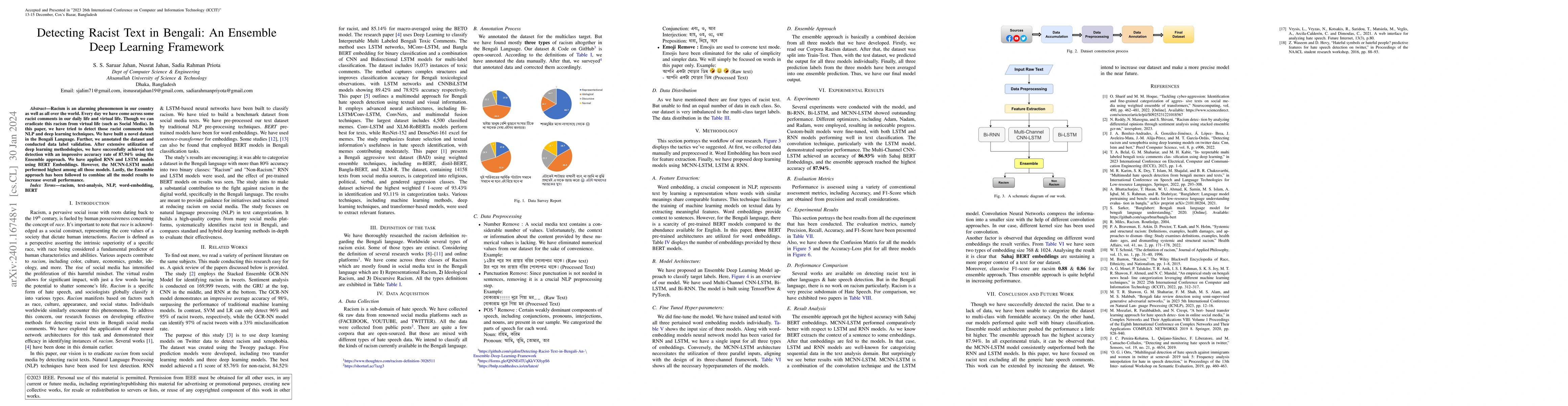 Thumbnail for Detecting Racist Text in Bengali: An Ensemble Deep Learning Framework