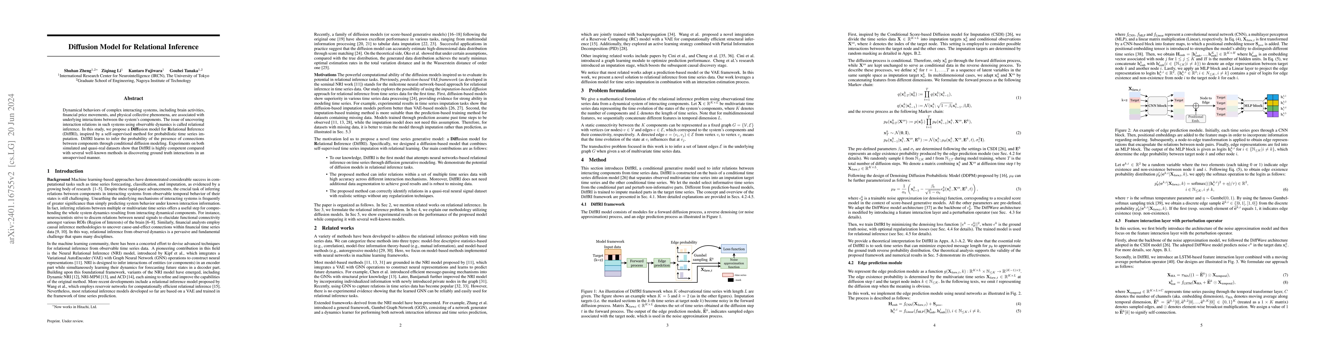 Thumbnail for Diffusion model for relational inference