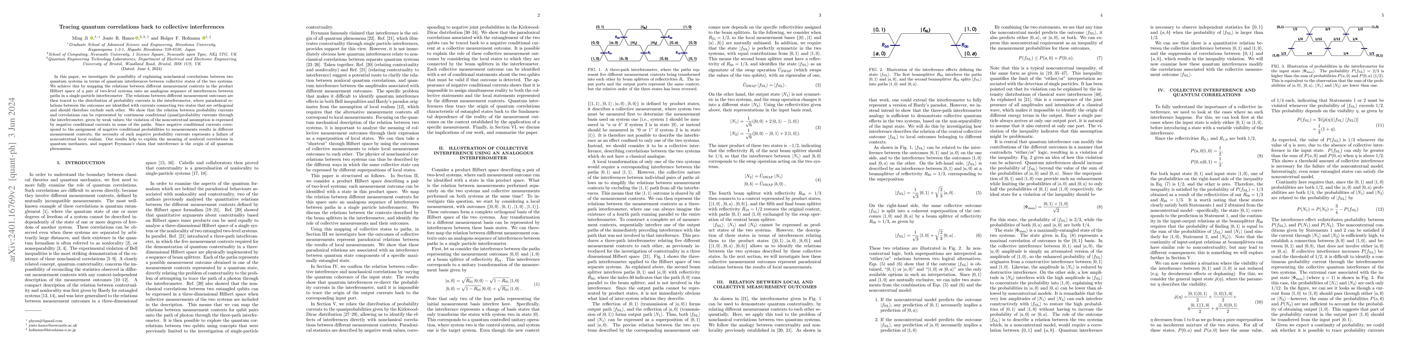 Thumbnail for Tracing quantum correlations back to collective interferences