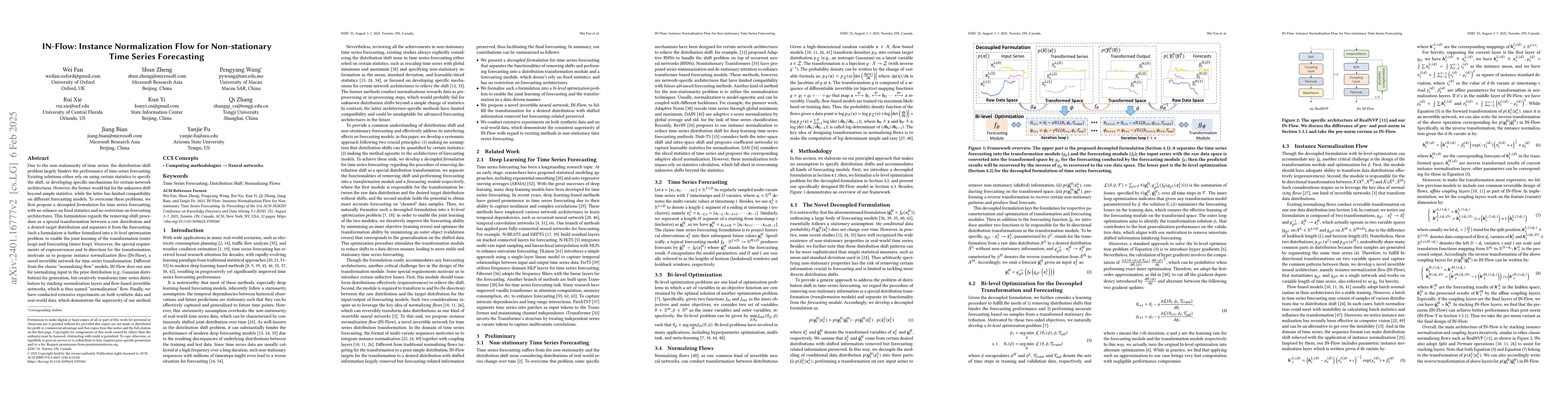 Thumbnail for Addressing Distribution Shift in Time Series Forecasting with Instance
  Normalization Flows