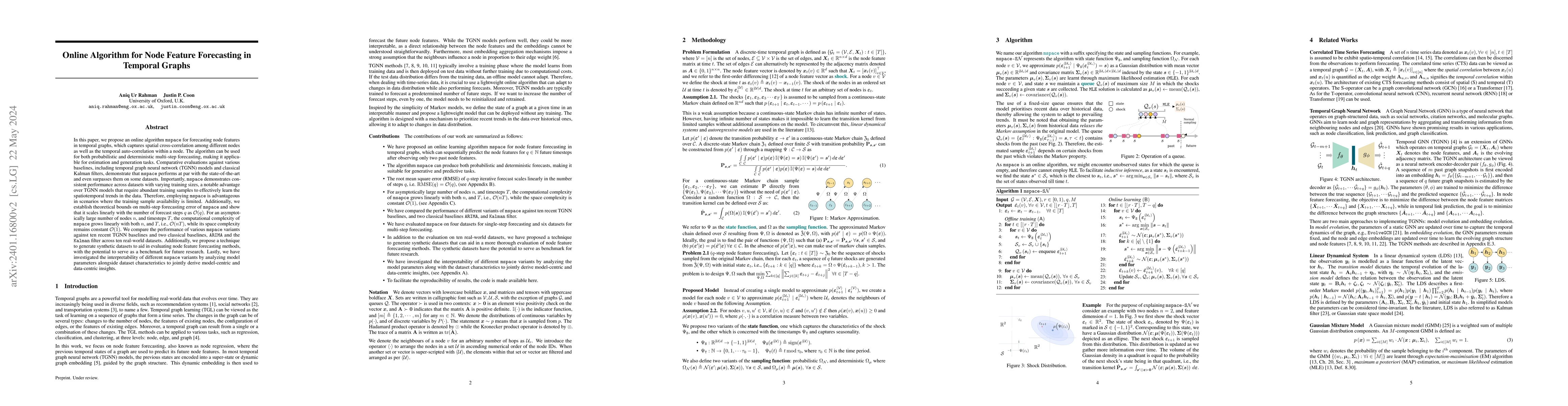 Thumbnail for Online Algorithm for Node Feature Forecasting in Temporal Graphs