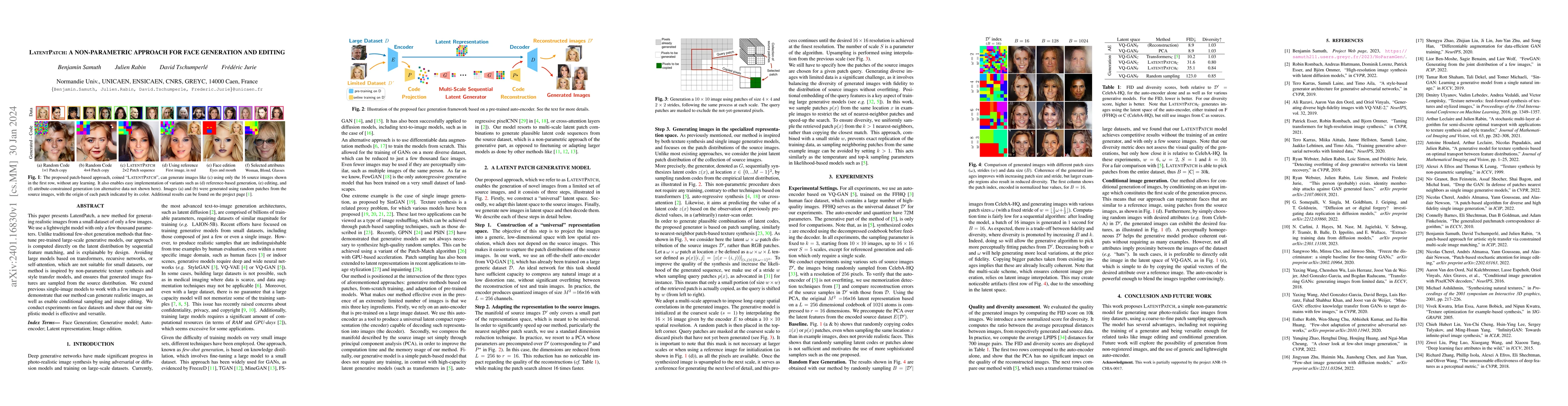 Thumbnail for LATENTPATCH: A Non-Parametric Approach for Face Generation and Editing