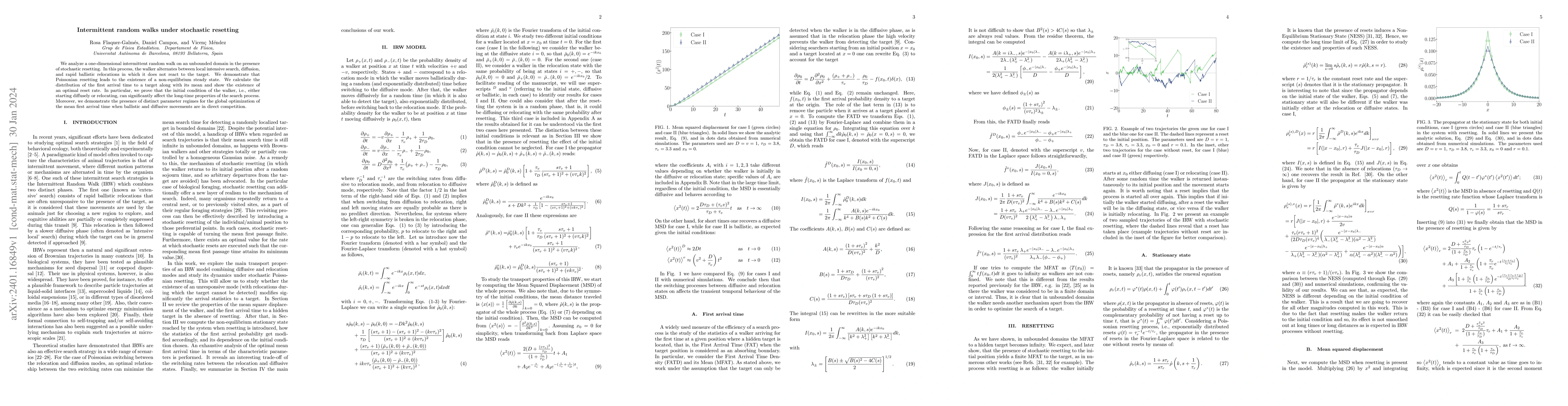 Thumbnail for Intermittent random walks under stochastic resetting