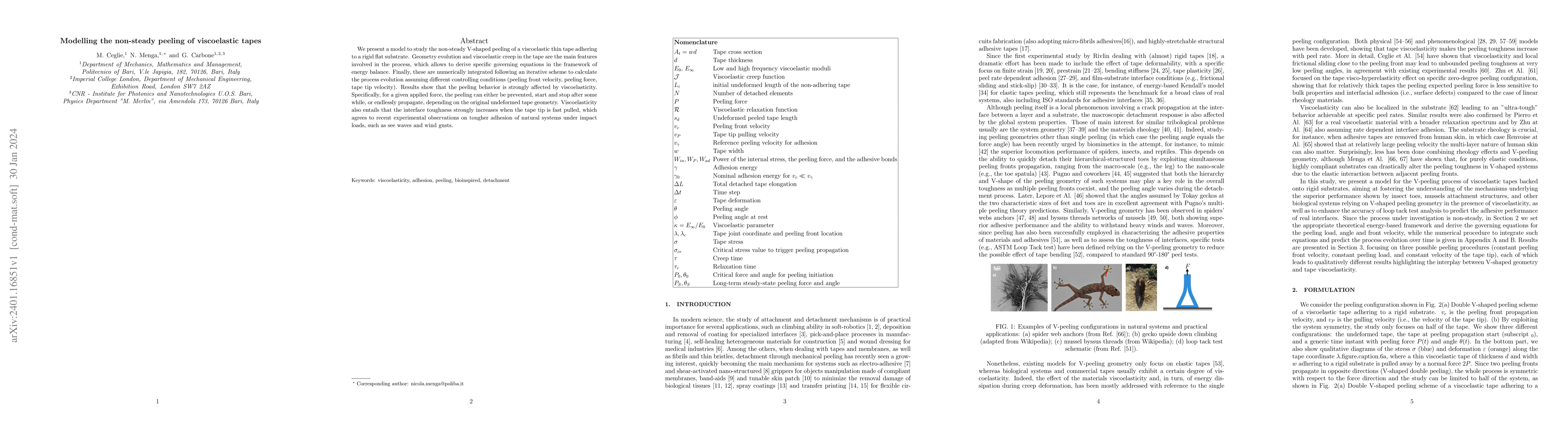 Thumbnail for Modelling the non-steady peeling of viscoelastic tapes