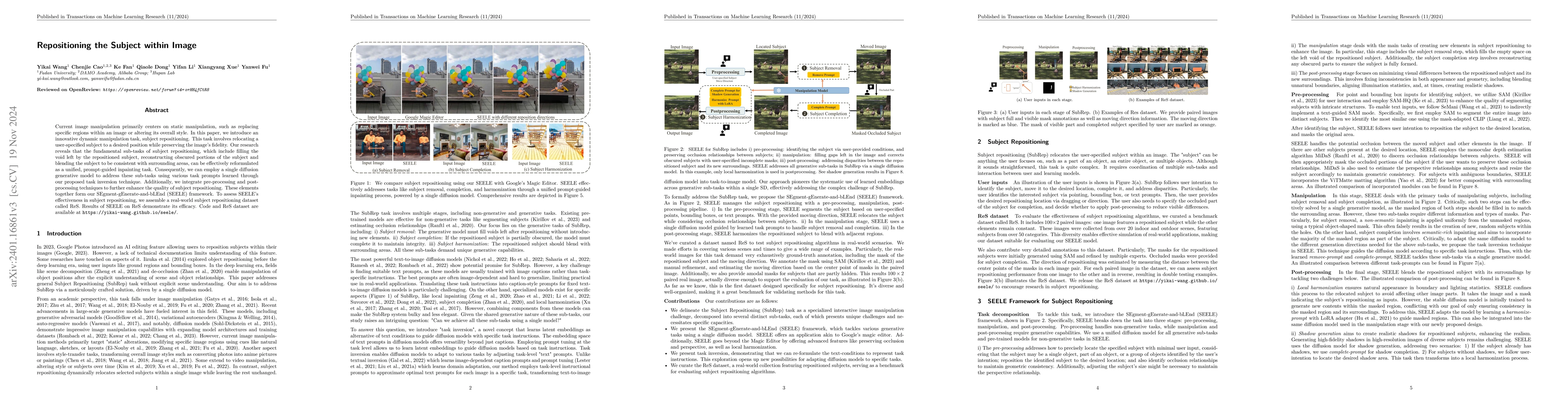 Thumbnail for Repositioning the Subject within Image