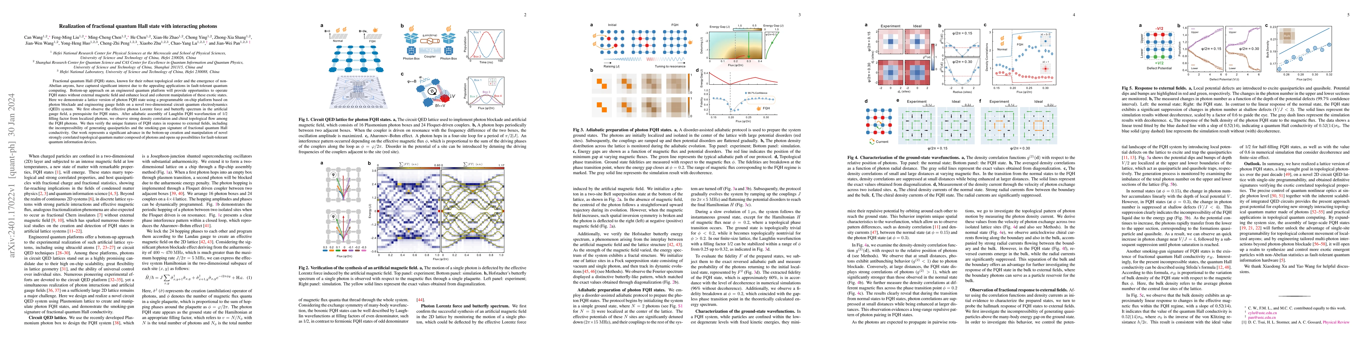 Thumbnail for Realization of fractional quantum Hall state with interacting photons