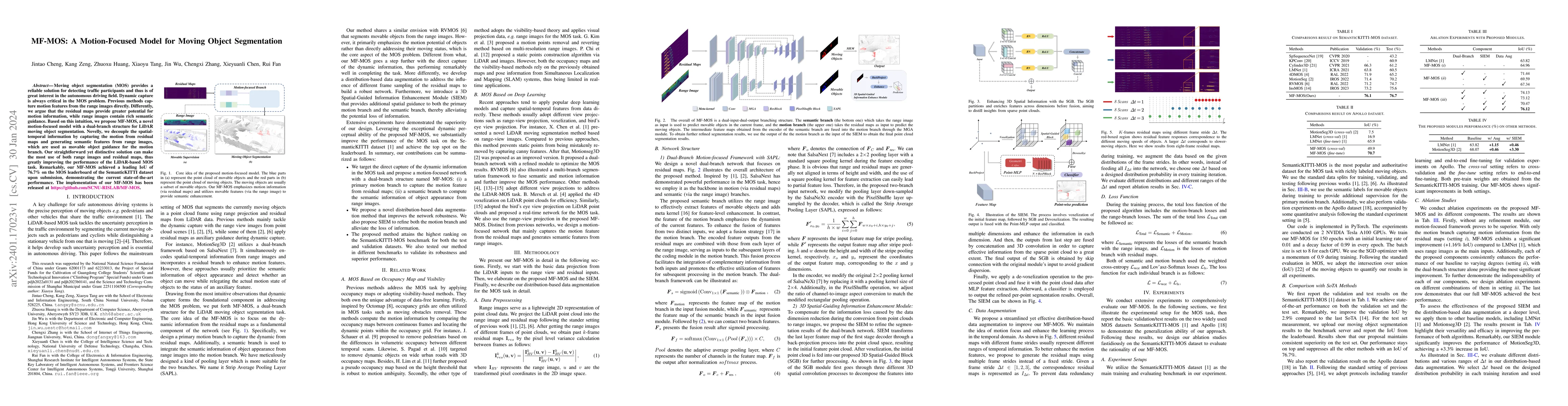 Thumbnail for MF-MOS: A Motion-Focused Model for Moving Object Segmentation
