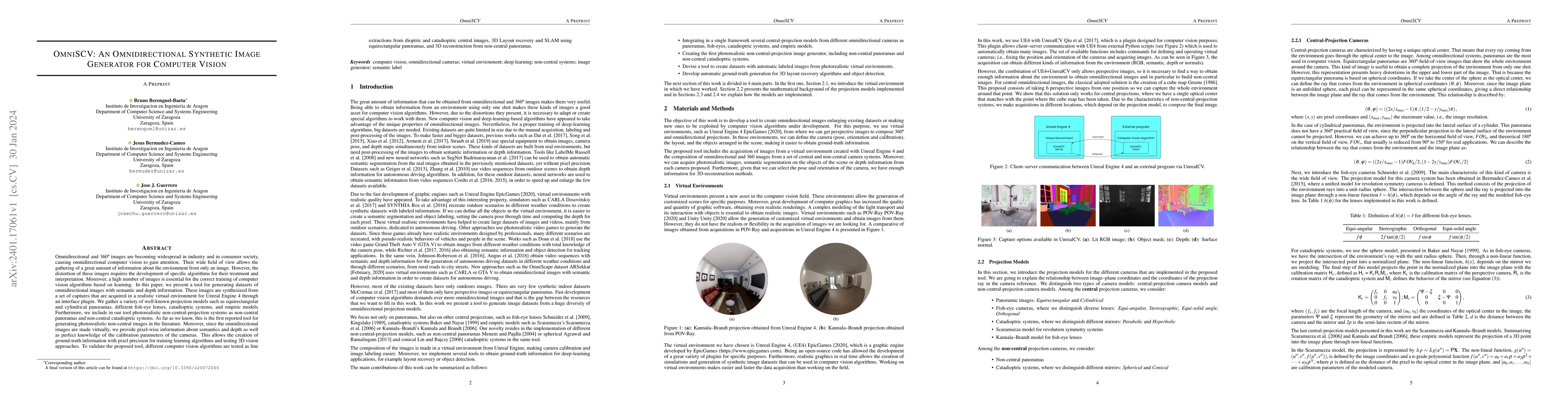 Thumbnail for OmniSCV: An Omnidirectional Synthetic Image Generator for Computer
  Vision