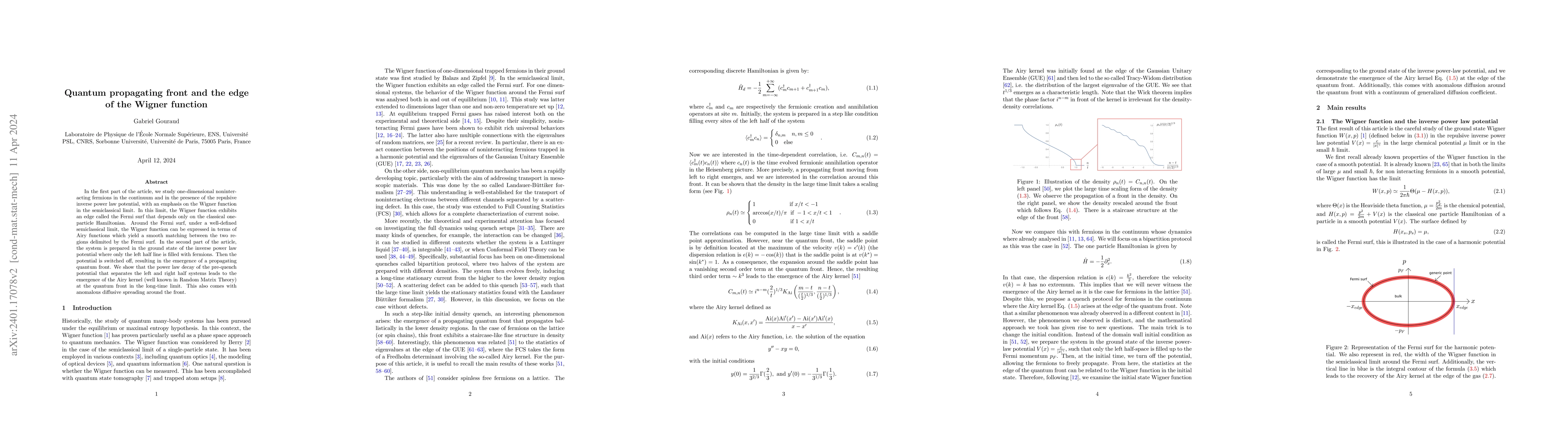 Thumbnail for Quantum propagating front and the edge of the Wigner function