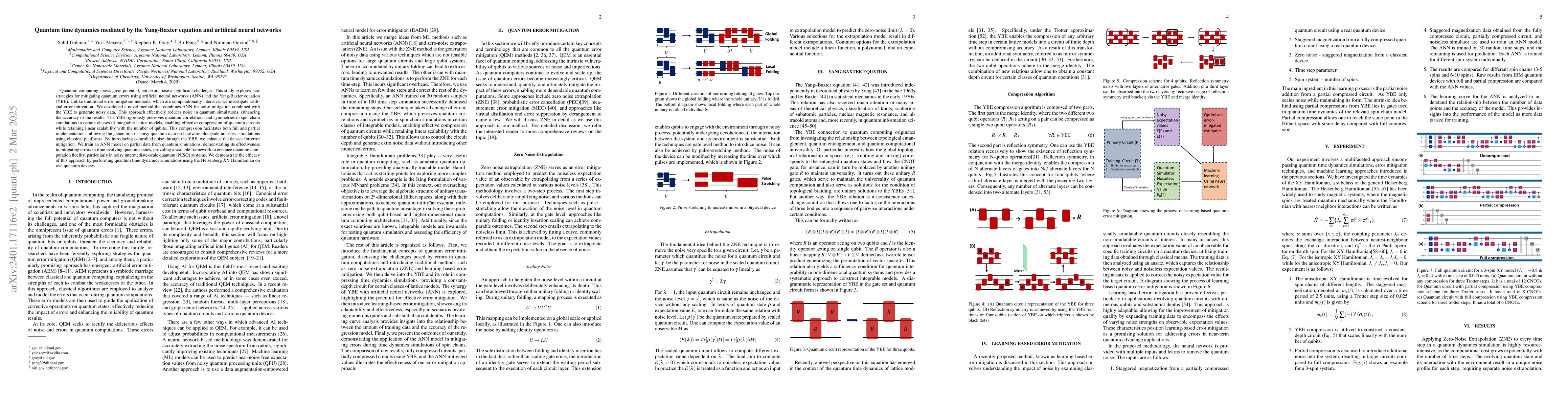 Thumbnail for Quantum error mitigation and correction mediated by Yang-Baxter equation
  and artificial neural network