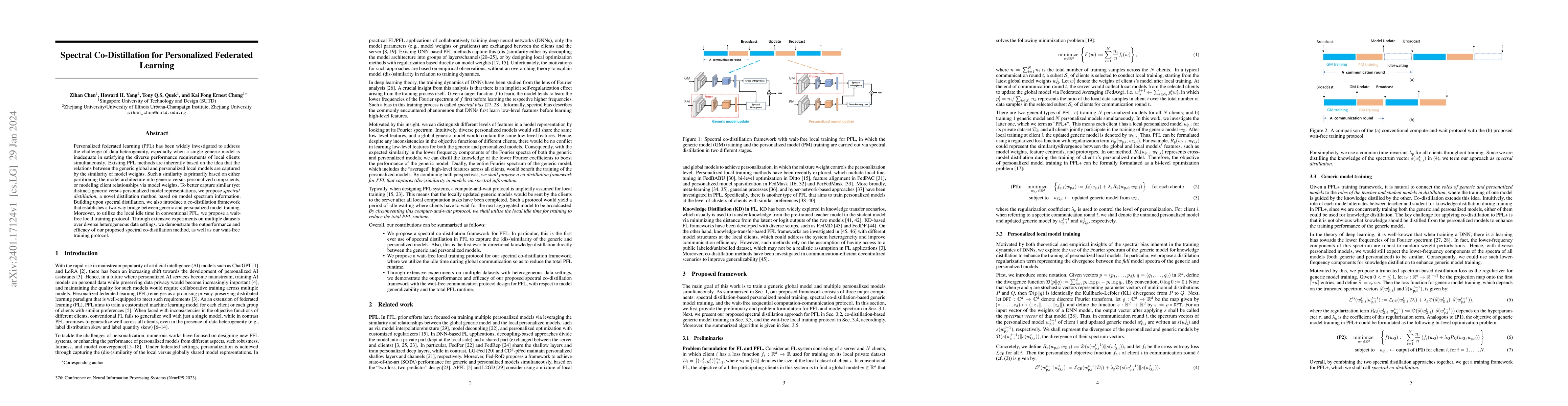 Thumbnail for Spectral Co-Distillation for Personalized Federated Learning