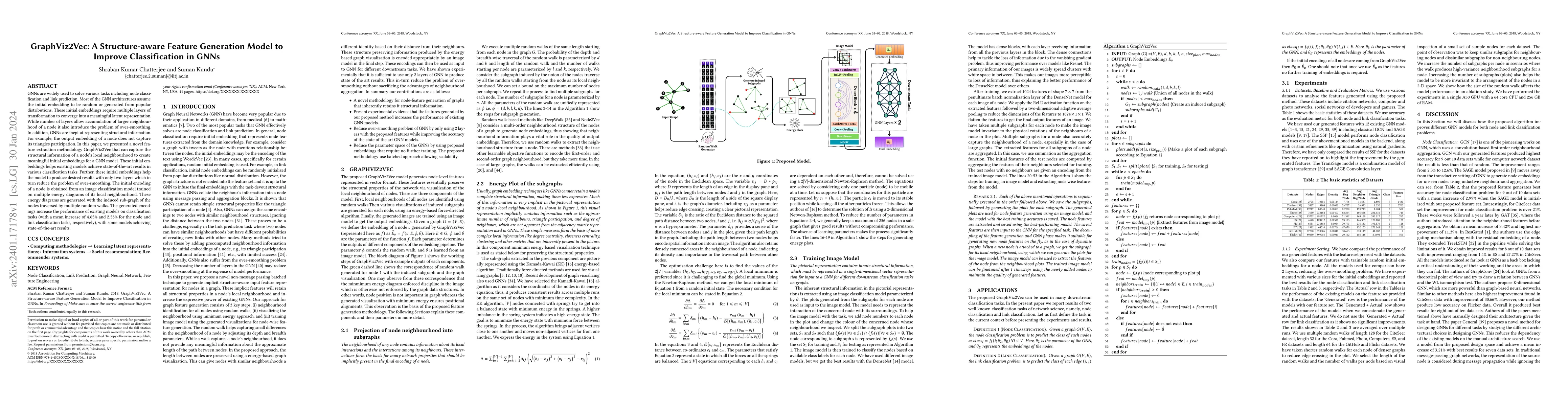 Thumbnail for GraphViz2Vec: A Structure-aware Feature Generation Model to Improve
  Classification in GNNs