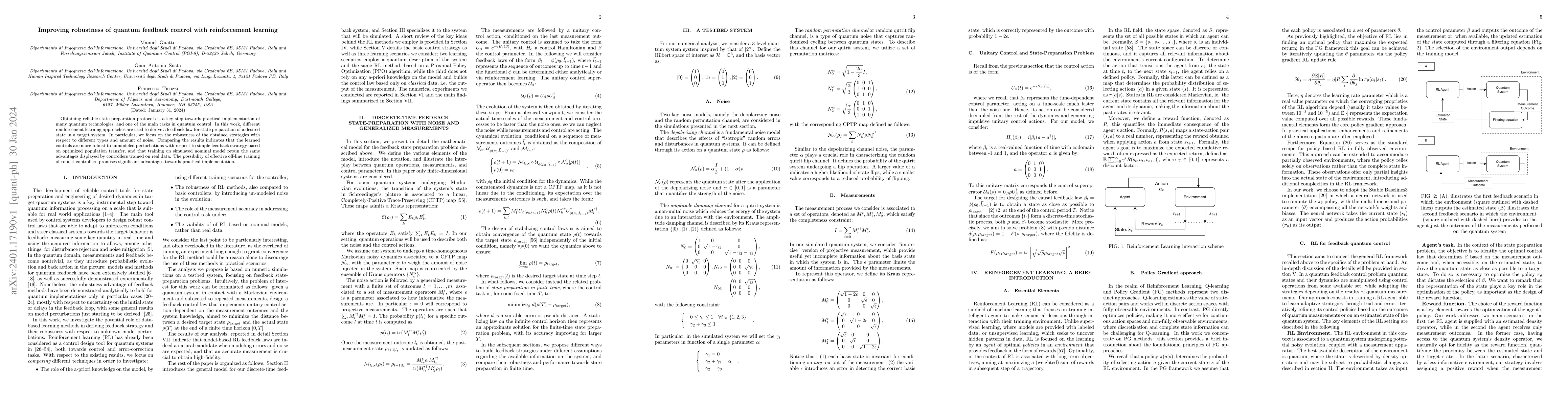 Thumbnail for Improving robustness of quantum feedback control with reinforcement
  learning