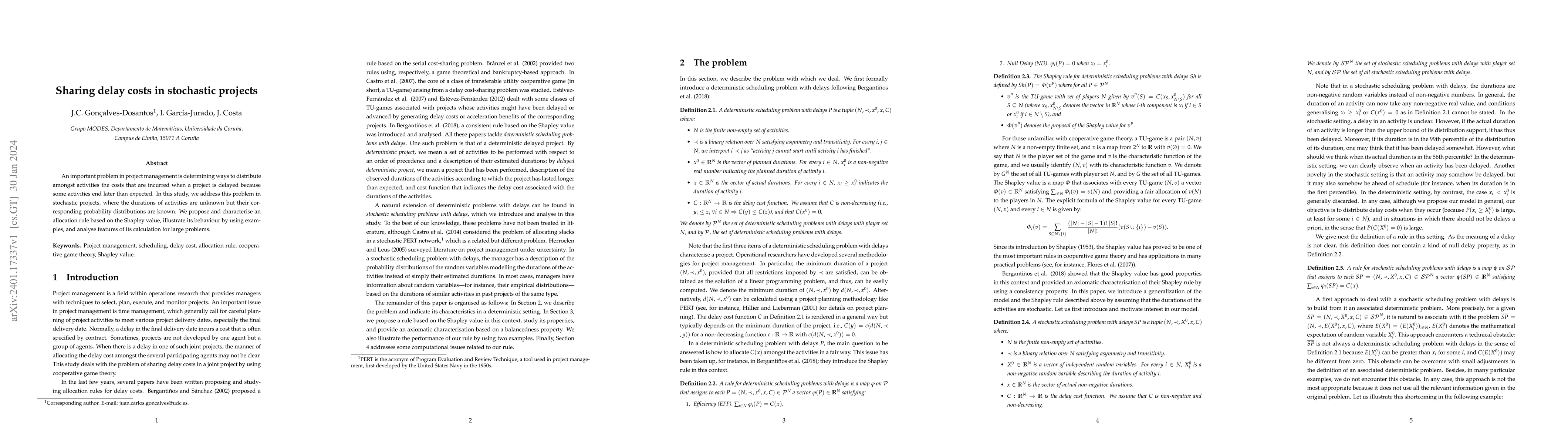 Thumbnail for Sharing delay costs in stochastic scheduling problems with delays