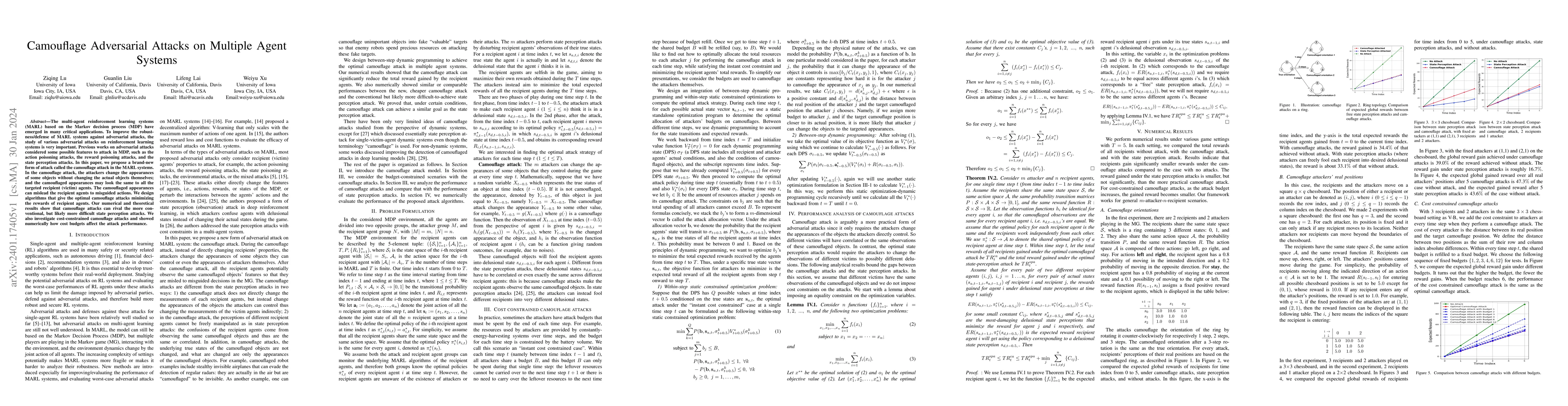 Thumbnail for Camouflage Adversarial Attacks on Multiple Agent Systems