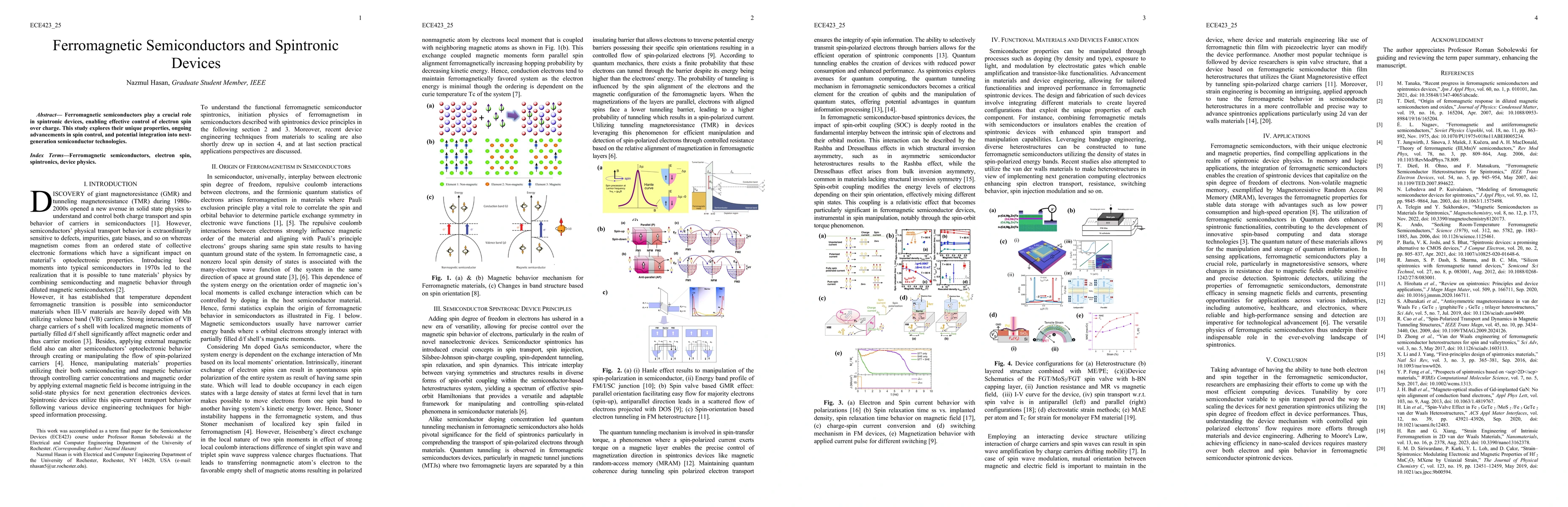 Thumbnail for Ferromagnetic Semiconductors and Spintronic Devices