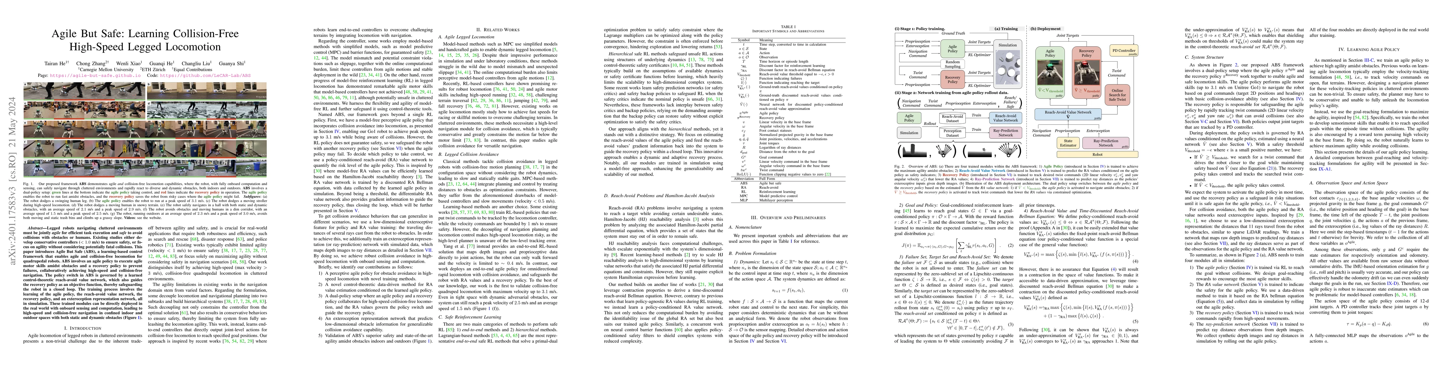 Thumbnail for Agile But Safe: Learning Collision-Free High-Speed Legged Locomotion