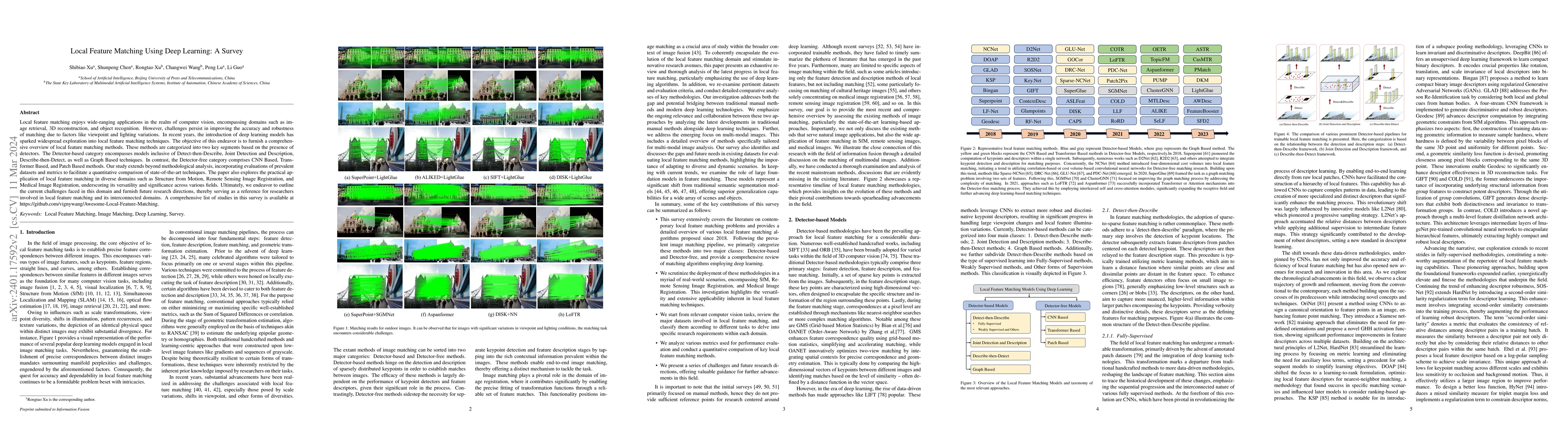 Thumbnail for Local Feature Matching Using Deep Learning: A Survey