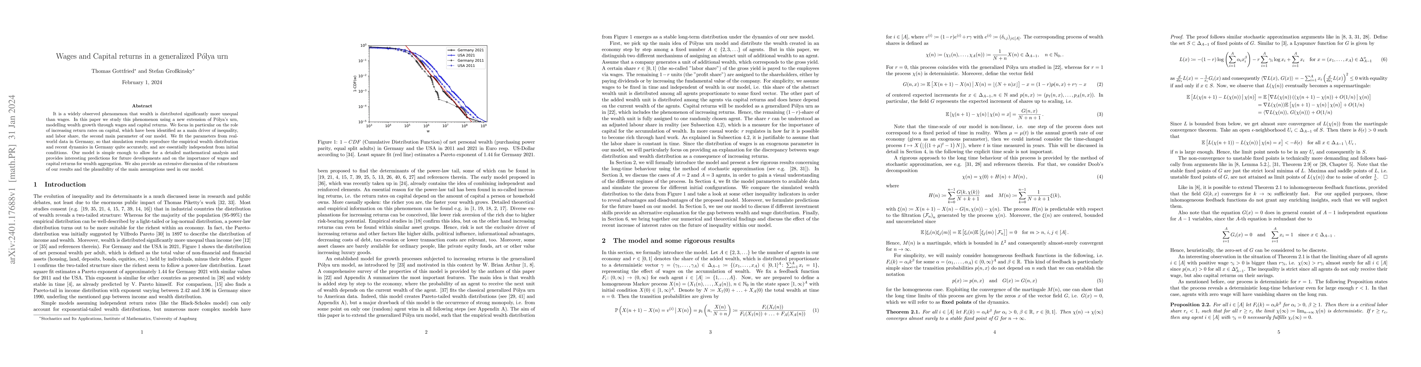 Thumbnail for Wages and Capital returns in a generalized P\'olya urn