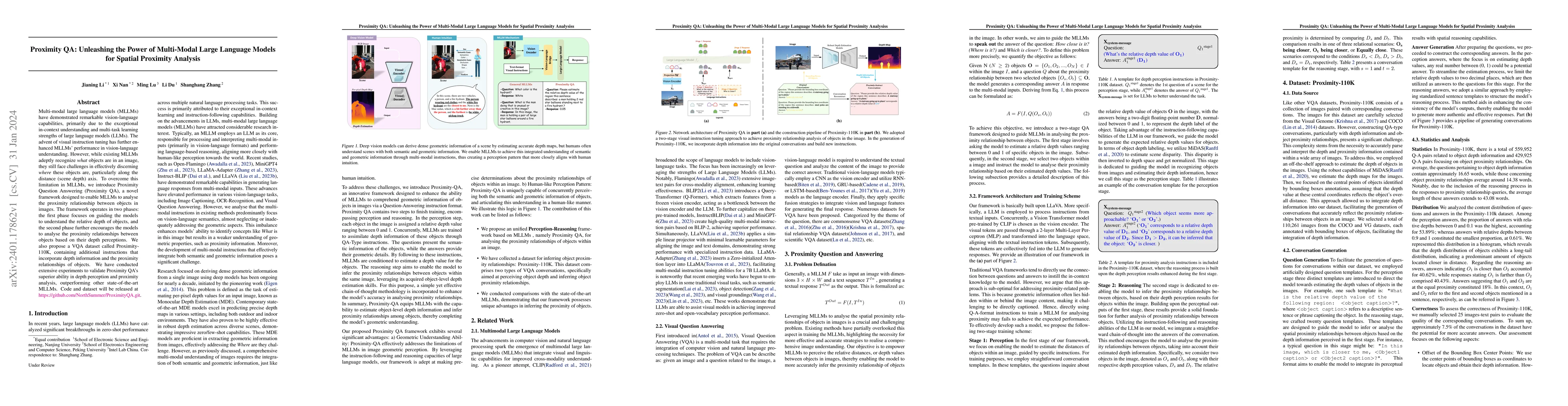 Thumbnail for Proximity QA: Unleashing the Power of Multi-Modal Large Language Models
  for Spatial Proximity Analysis