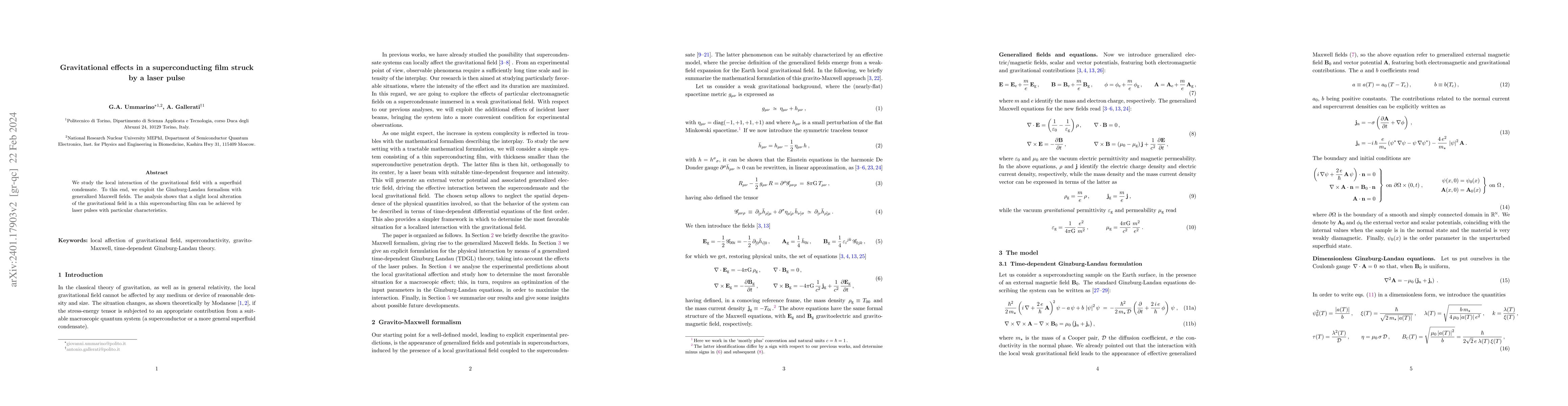 Thumbnail for Gravitational effects in a superconducting film struck by a laser pulse