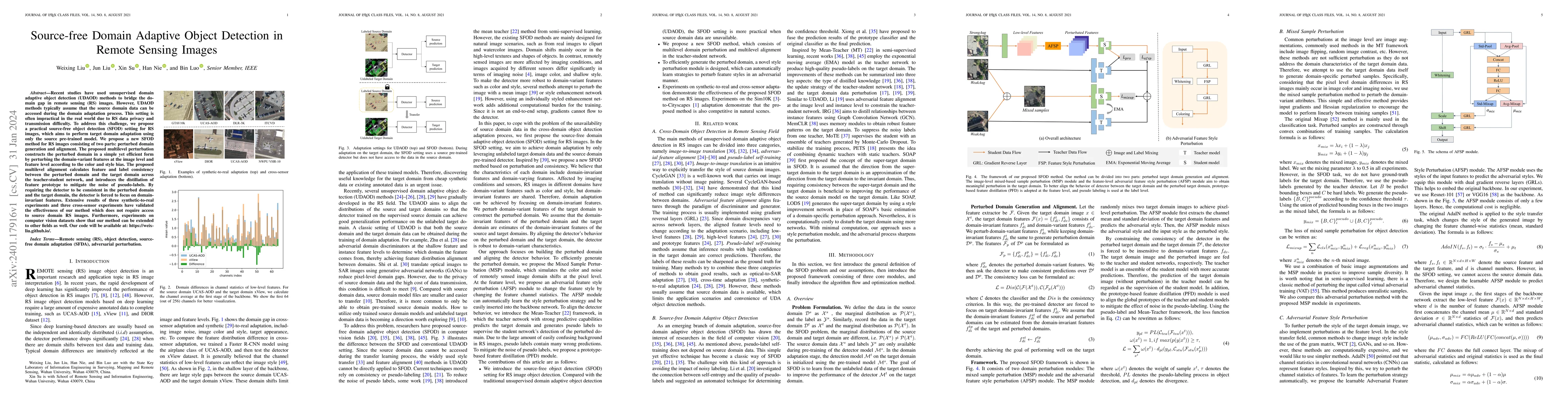 Thumbnail for Source-free Domain Adaptive Object Detection in Remote Sensing Images