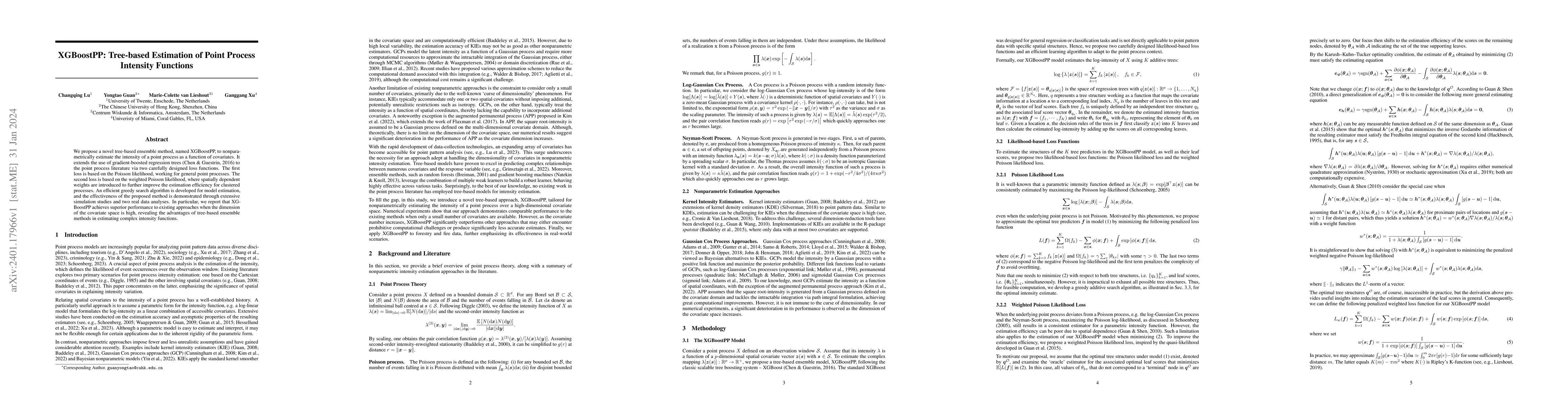 Thumbnail for XGBoostPP: Tree-based Estimation of Point Process Intensity Functions