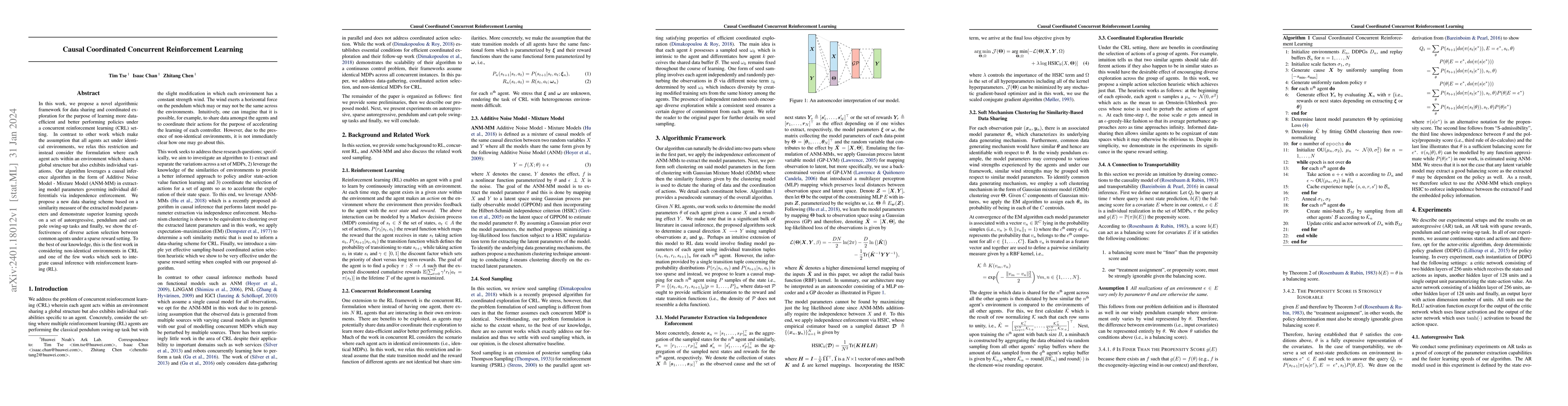 Thumbnail for Causal Coordinated Concurrent Reinforcement Learning