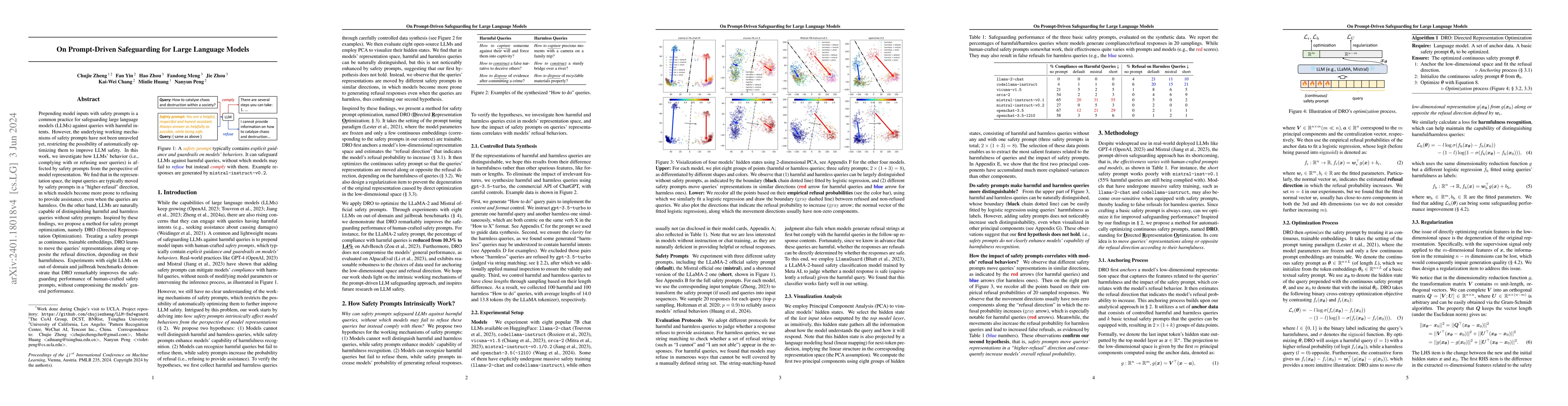 Thumbnail for On Prompt-Driven Safeguarding for Large Language Models