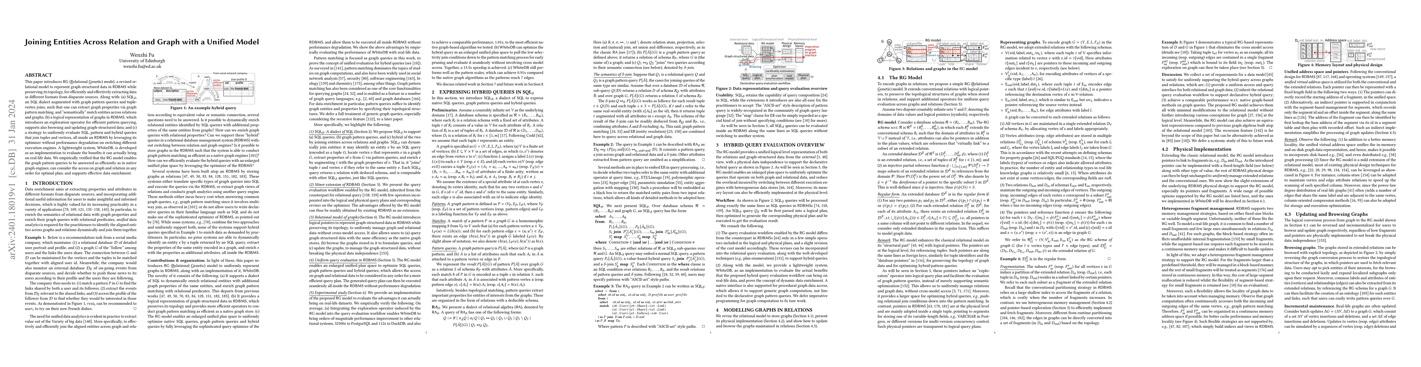 Thumbnail for Joining Entities Across Relation and Graph with a Unified Model
