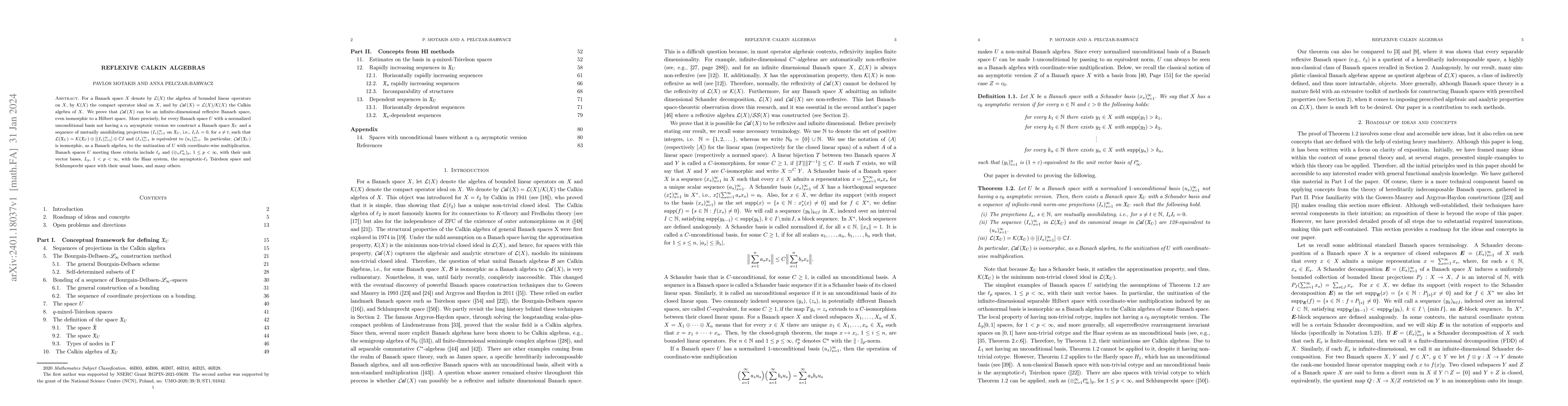 Thumbnail for Reflexive Calkin algebras