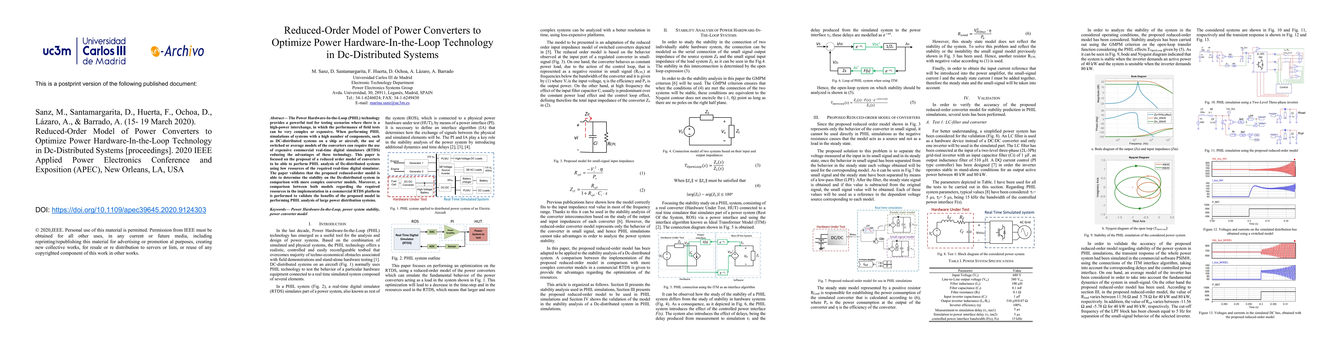 Thumbnail for Reduced-Order Model of Power Converters to Optimize Power
  Hardware-In-the-Loop Technology in Dc-Distributed Systems