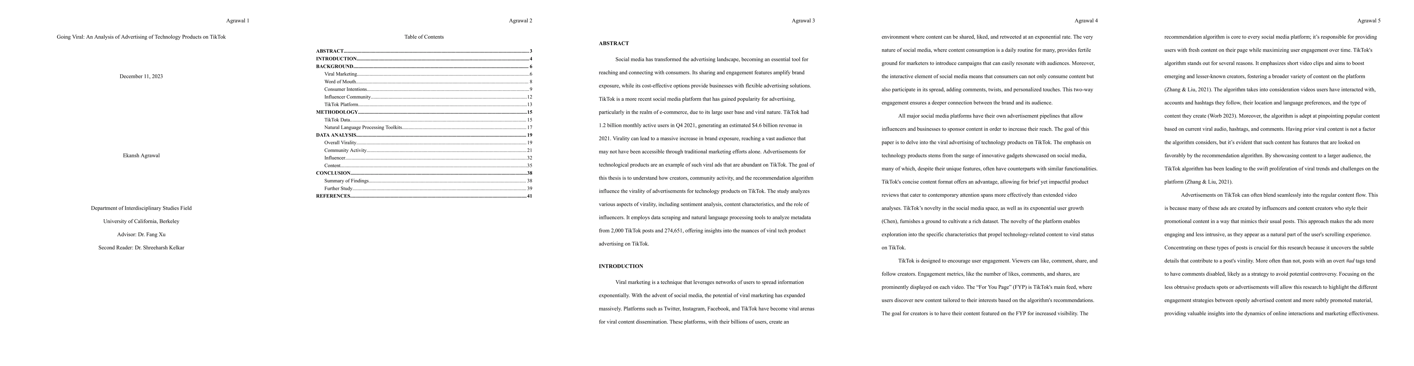 Thumbnail for Going Viral: An Analysis of Advertising of Technology Products on TikTok