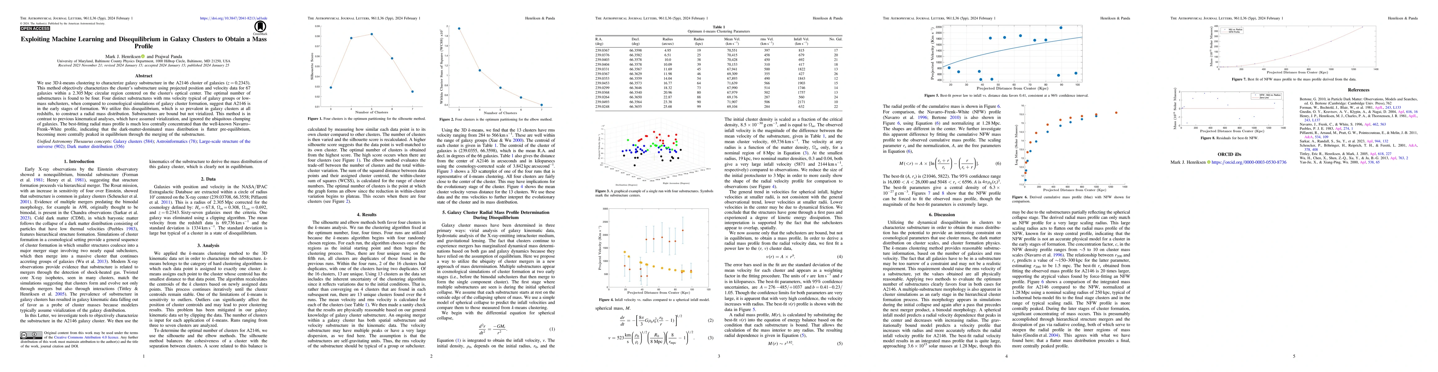 Thumbnail for Exploiting Machine Learning and Disequilibrium in Galaxy Clusters to
  Obtain a Mass Profile