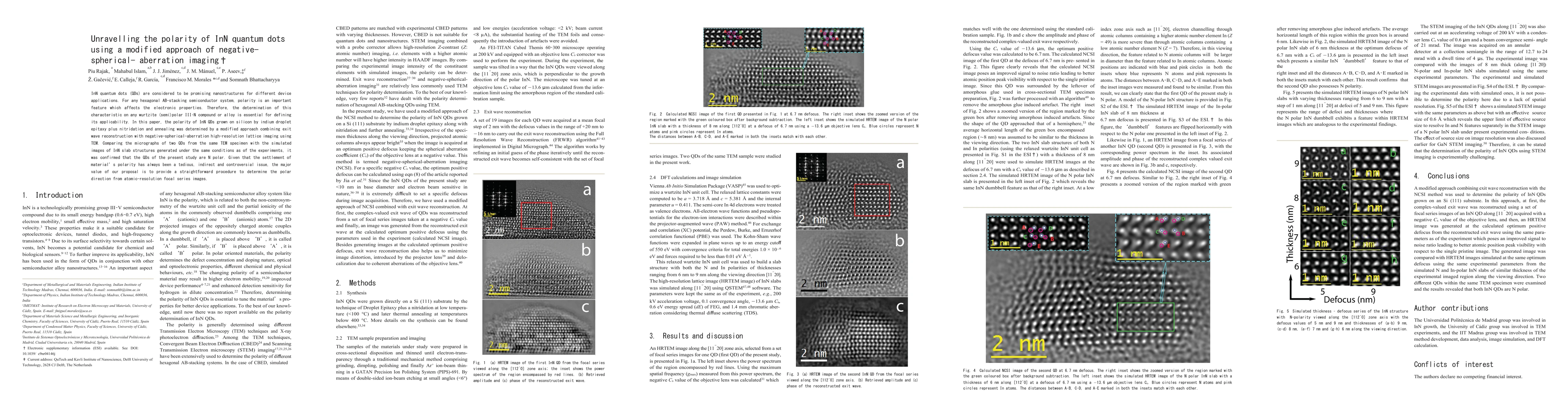 Thumbnail for Unravelling the polarity of InN quantum dots using a modified approach
  of negative-spherical-aberration imaging