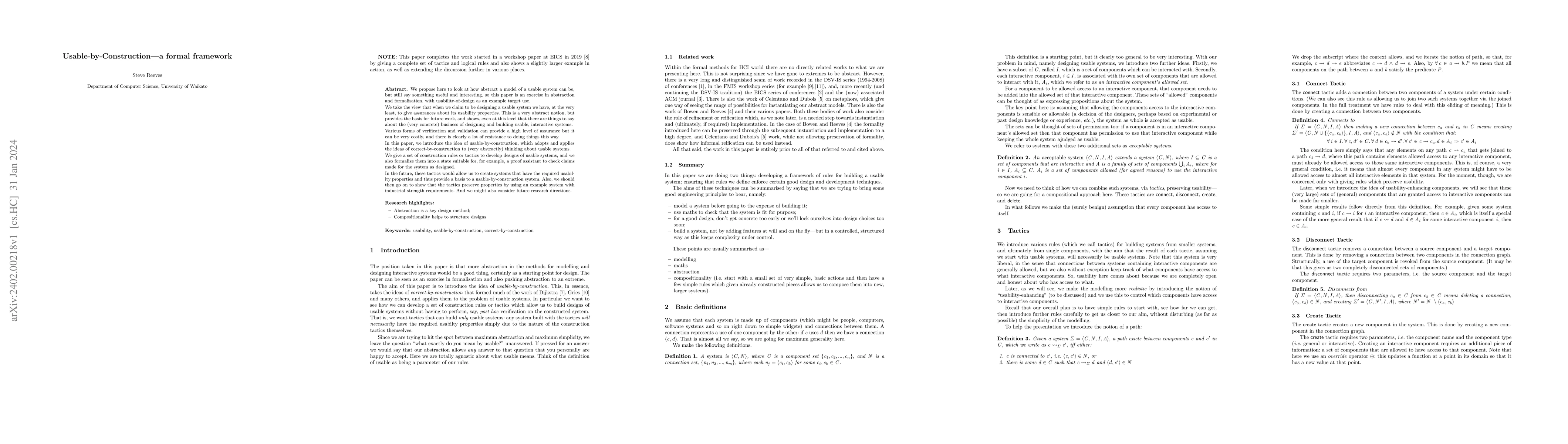 Thumbnail for Usable-by-Construction: a formal framework