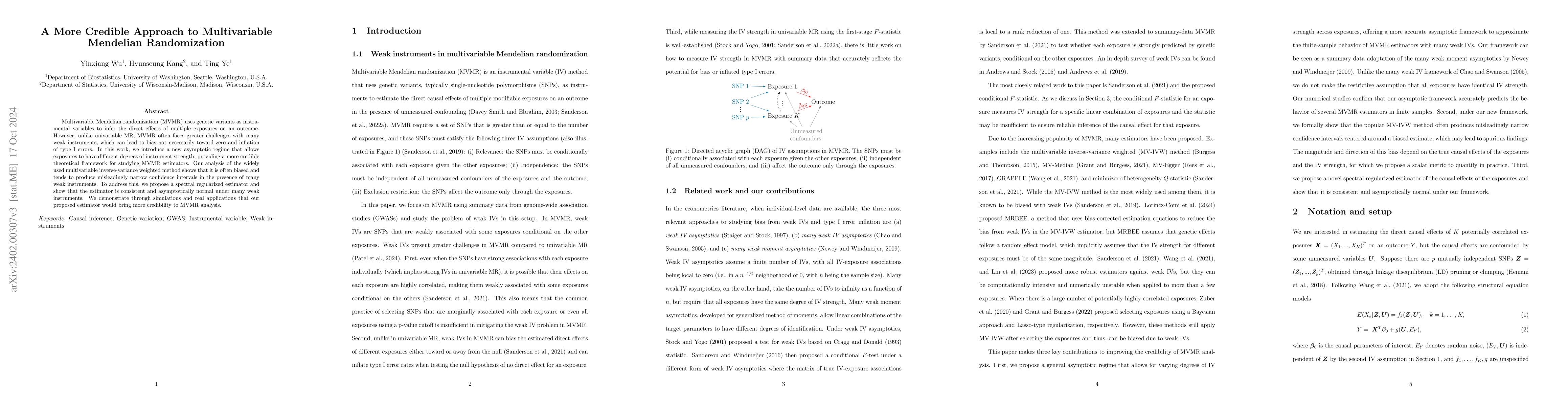 Thumbnail for Debiased Multivariable Mendelian Randomization