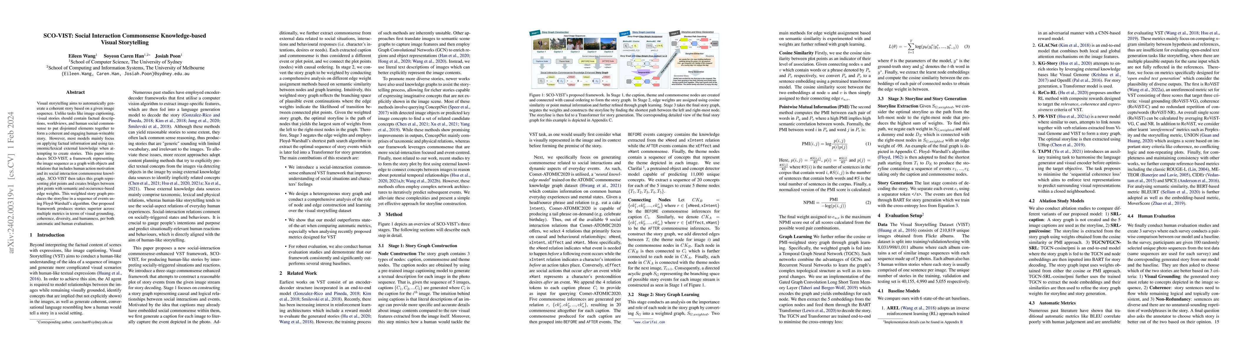 Thumbnail for SCO-VIST: Social Interaction Commonsense Knowledge-based Visual
  Storytelling