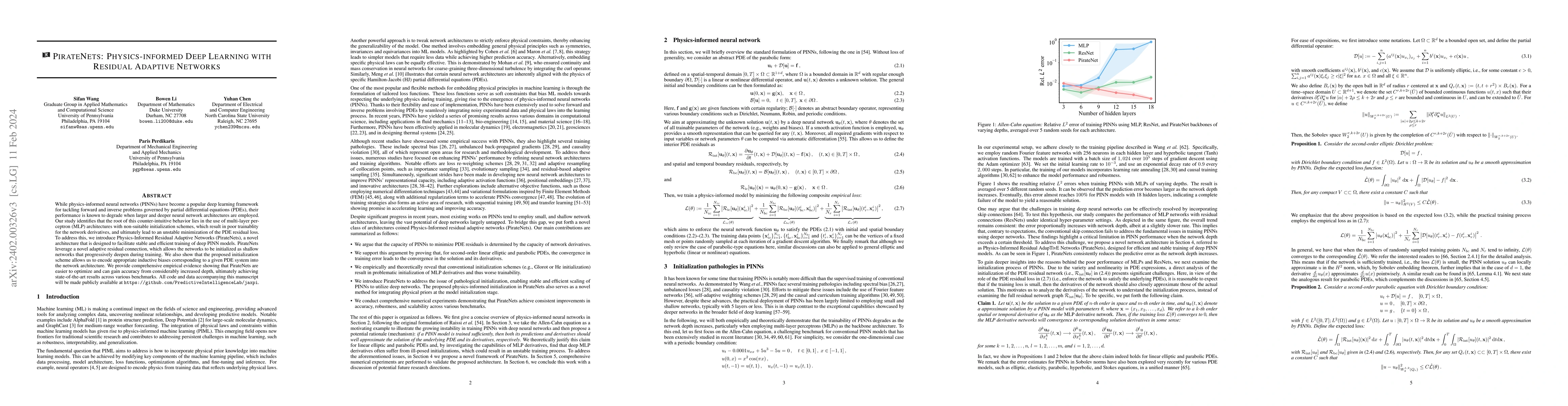 Thumbnail for PirateNets: Physics-informed Deep Learning with Residual Adaptive
  Networks