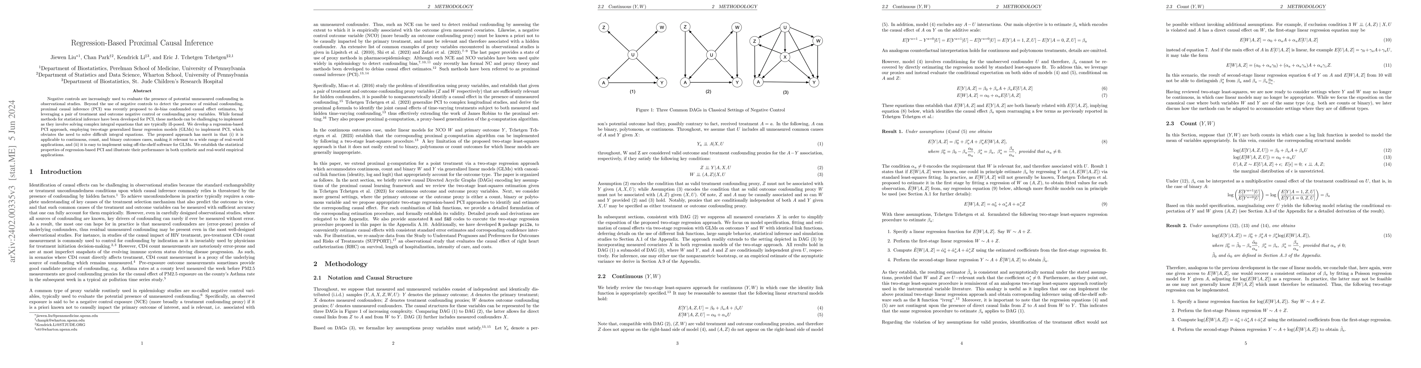 Thumbnail for Regression-Based Proximal Causal Inference