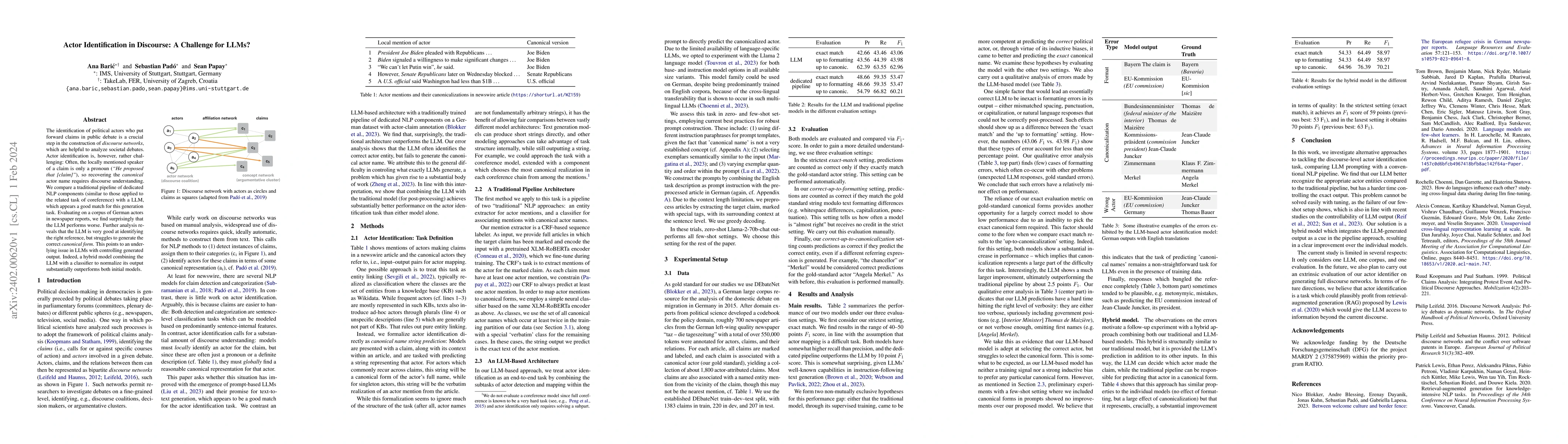 Thumbnail for Actor Identification in Discourse: A Challenge for LLMs?