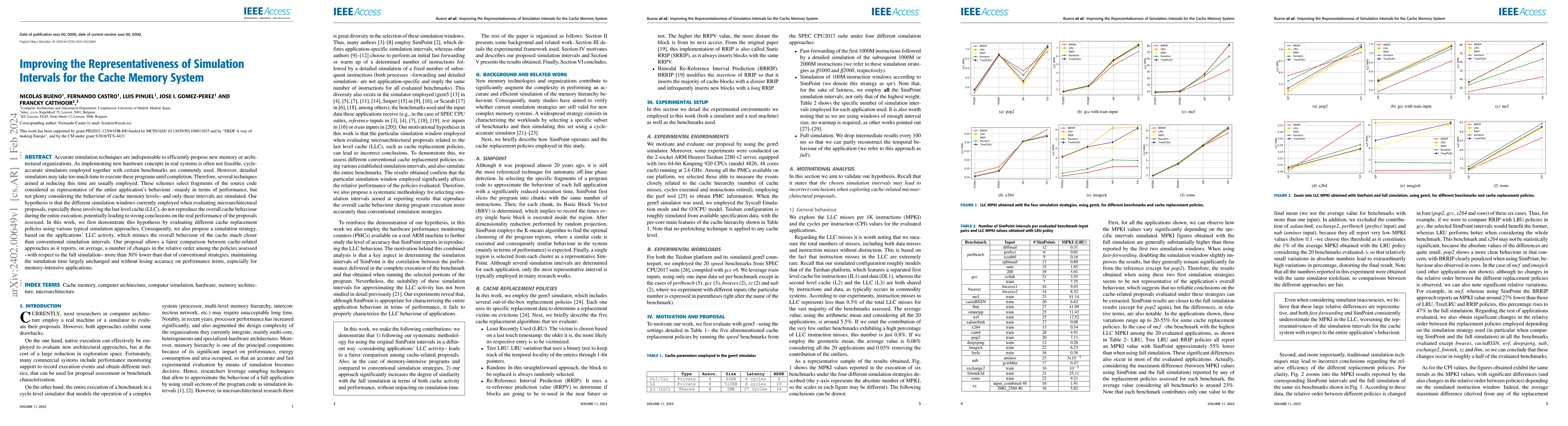 Thumbnail for Improving the Representativeness of Simulation Intervals for the Cache
  Memory System