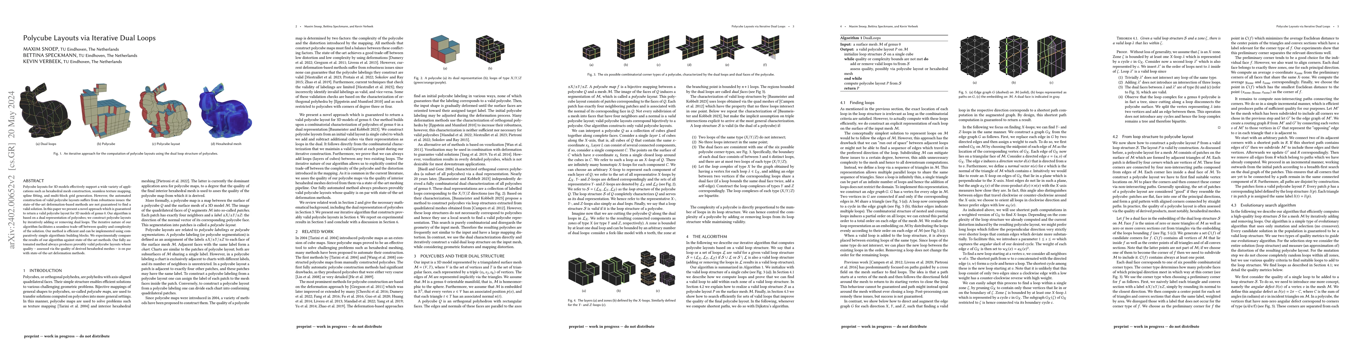Thumbnail for Polycube Layouts via Iterative Dual Loops