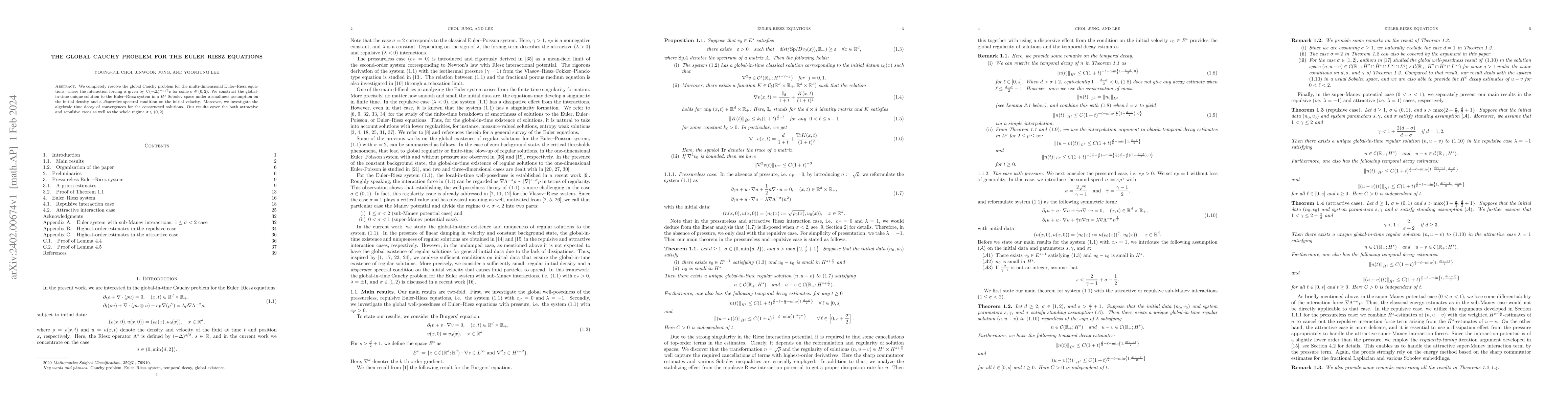 Thumbnail for The global Cauchy problem for the Euler-Riesz equations