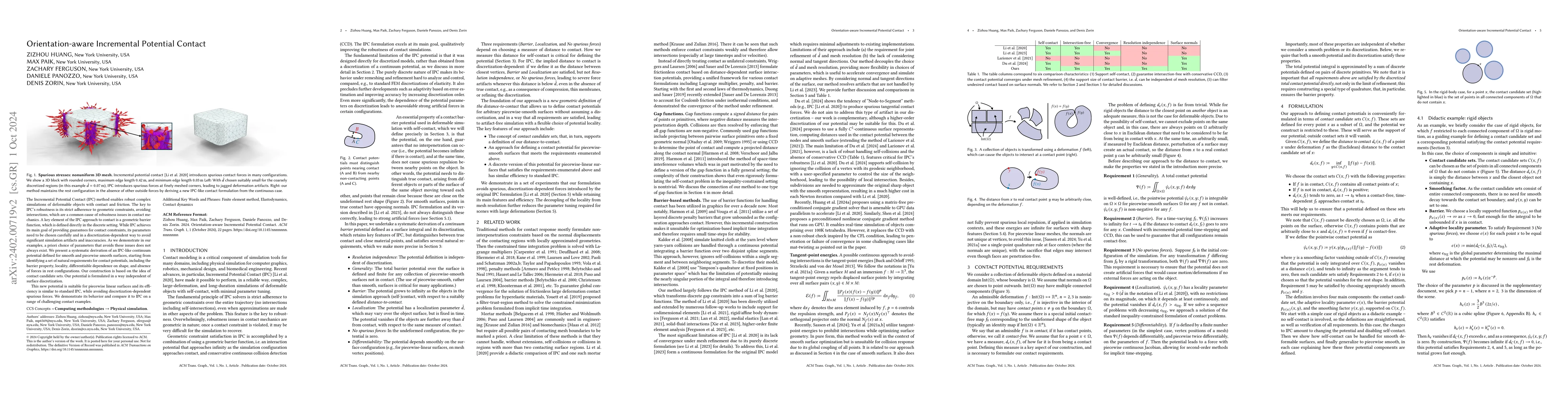Thumbnail for Orientation-aware Incremental Potential Contact