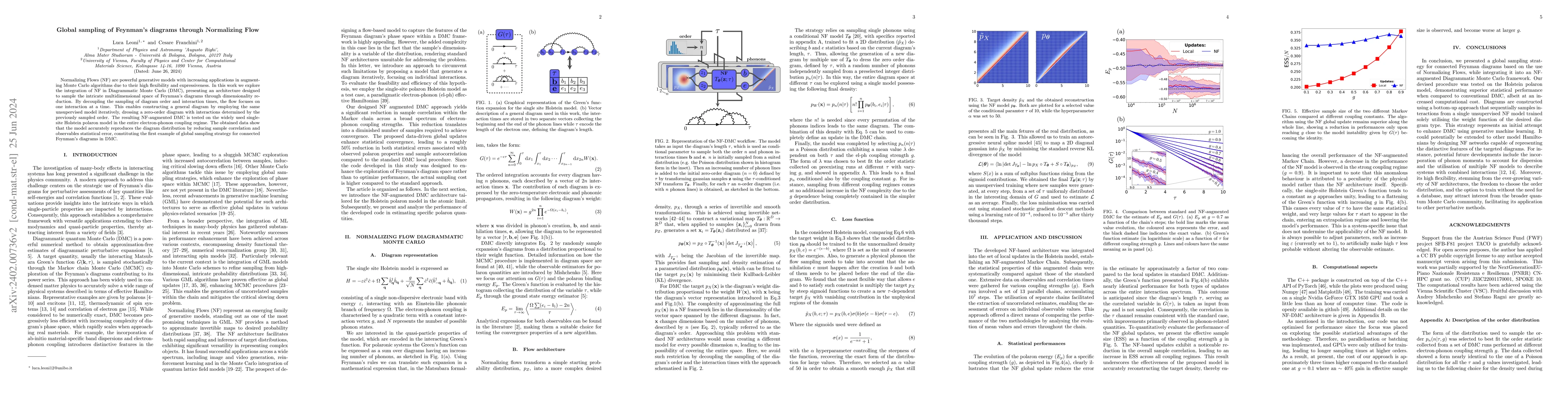 Thumbnail for Global sampling of Feynman's diagrams through Normalizing Flow